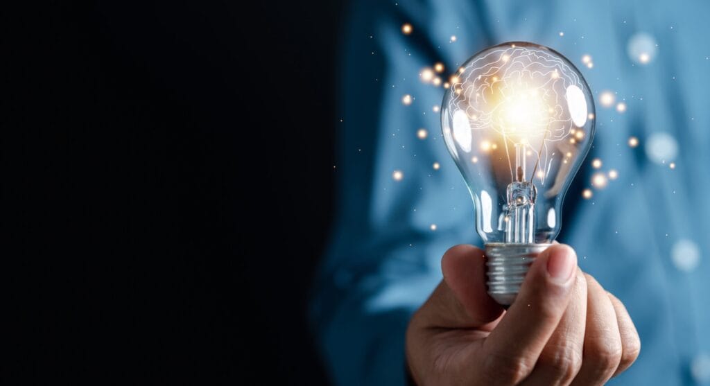 Lightbulb on
